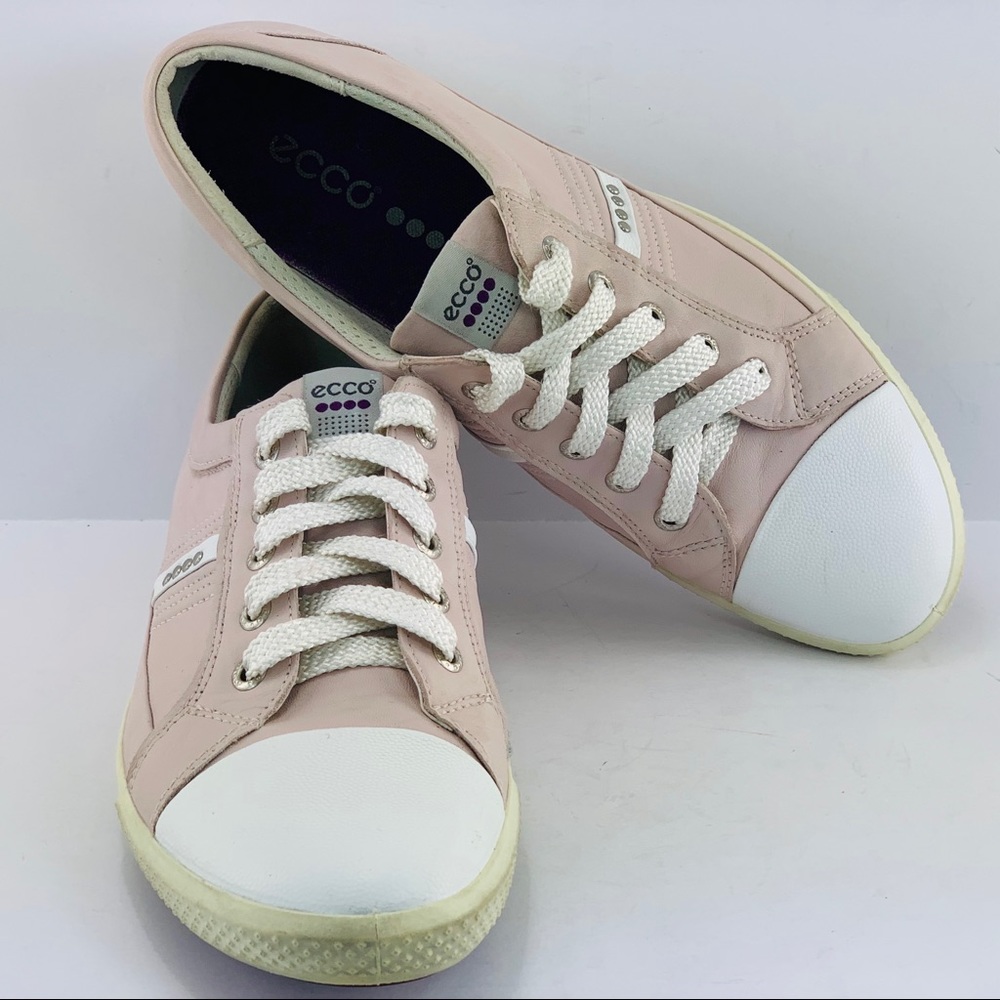 Women’s ECCO Soft Sneaker Rose Dust Cow Leather